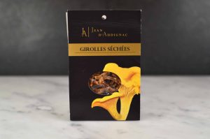 Girolles Sèchès fra Jean d'Audignac er tørket kantarell med kraftig og aromatisk smak. Girolles Sèchès passer utmerket til risotto.