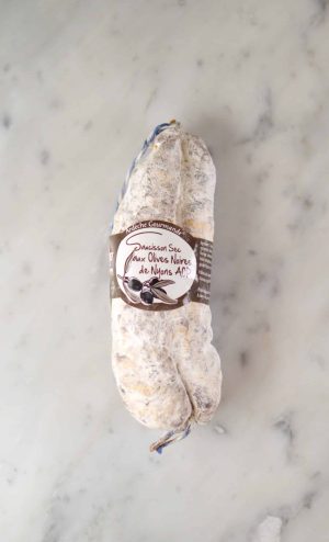 SAUCISSON OLIVE NOIRES NYONS