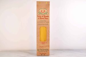 Linguine fra Rustichella d'Abruzzo er en tynn pasta som har god balanse mellom myk og fast. Linguine absorberer saus godt og gir en delikat og fyldig smak.