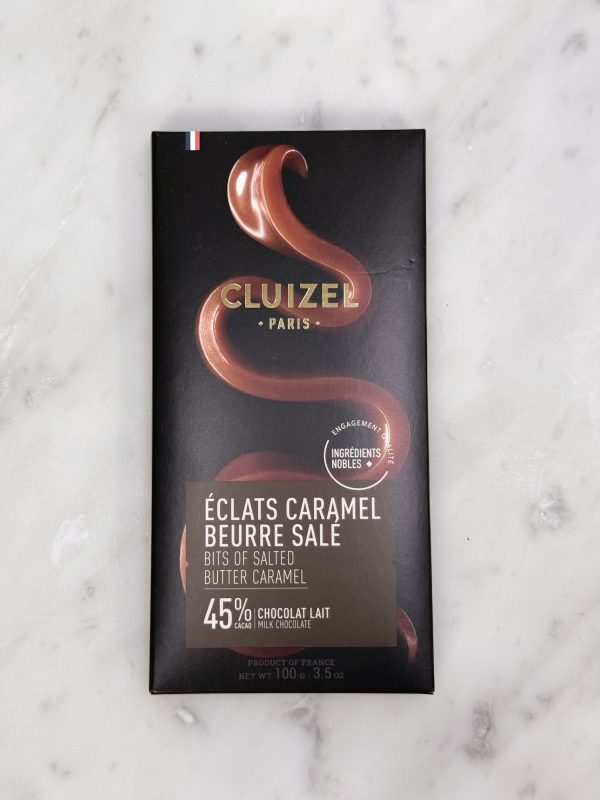 CLUIZEL TABLETTE ECLAT CARAMEL BEURRE SALÉ 100G